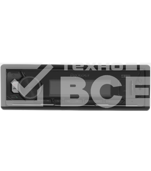 Автомагнитола Prology GT-130, 1 DIN, Bluetooth, USB Type-A, AUX, пульт ДУ