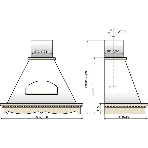 Вытяжка каминная Elikor Бельведер 90П-650-П3Д бежевый/дуб, 90 см, 650 куб. м/ч, 56 дБ, фото2