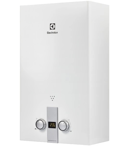 Водонагреватель газовый Electrolux GWH 10 High Performance Eco белый, проточный, 10 л/мин, 20 кВт
