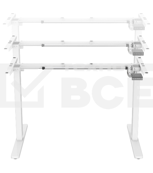 Подстолье Cactus CS-EDF-WT каркас белый