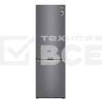 Холодильник LG GC-B509SLCL графит двухкамерный 292/127л морозилка снизу, No Frost, фото 1