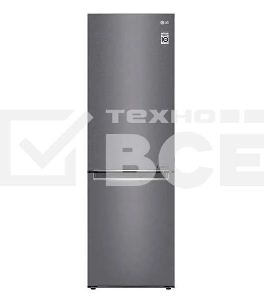 Холодильник LG GC-B509SLCL графит двухкамерный 292/127л морозилка снизу, No Frost