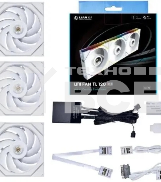 Вентилятор Lian-Li Uni Fan TL 120 Triple ARGB белый 7-pin 33dB Ret (G99.12TL3W.00)