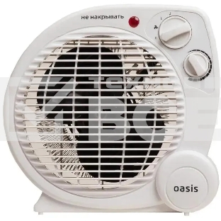 Тепловентилятор Oasis SP-20R белый, 2000 Вт, 20 м2