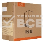 Компьютерный корпус  PCCooler IE200 BK, Tempered Glass Full Tower, черный, TG, SPCC, 1x120mm ARGB E-ATX, ATX, mATX, mITX 180/380/220mm 4x2.5