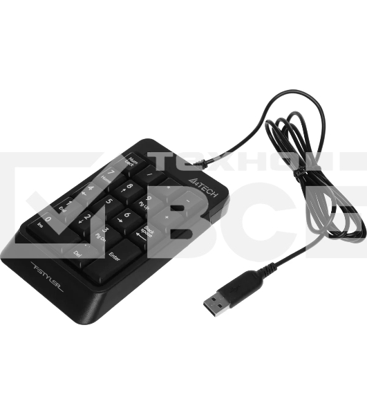 Числовой блок A4Tech Fstyler FK13P проводной, USB, черный