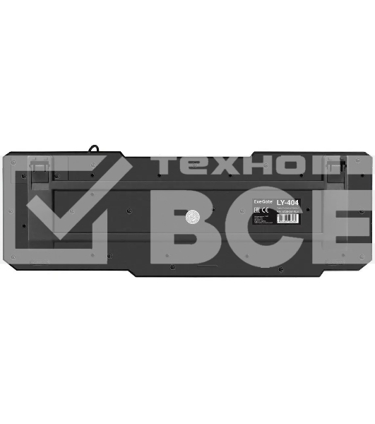 Клавиатура ExeGate LY-404 (EX264084RUS) проводная, USB, черный