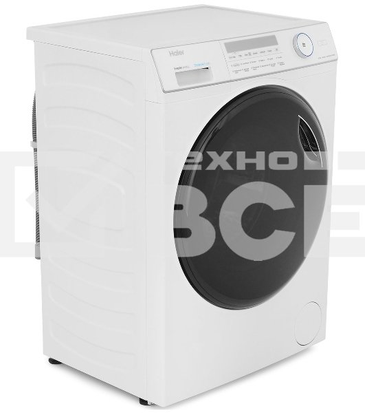 Стиральная машина Haier HWD80-BP14959B белый, загрузка фронтальная 8 кг, 5 кг - сушка, 1400 об/мин, класс: A