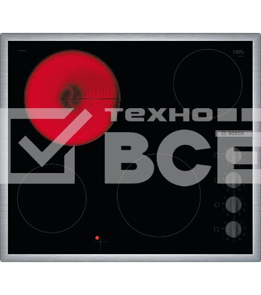 Электрическая варочная панель Bosch PKE645CA2E Hi-Light, независимая, черный