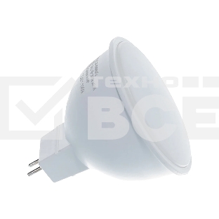 Лампа светодиодная Ресанта LL-R-MR16-7W-230-3K-GU5.3 рефлекторная, 7 Вт, теплый, GU5.3