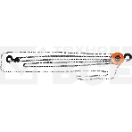 Таль цепная Sparta 519165 2 т, h подъема 2,5 м, расстояние между крюками 380 мм, фото 1