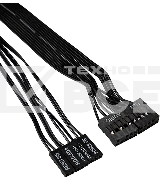 Компьютерный корпус Miditower ExeGate XP-332-UNS400 (ATX, БП UNS400 с вент. 12см, 2хUSB, аудио, черный)