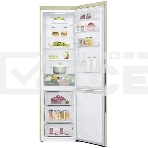 Холодильник LG GA-B509CEWL бежевый двухкамерный 277/107л морозилка снизу, No Frost, фото11