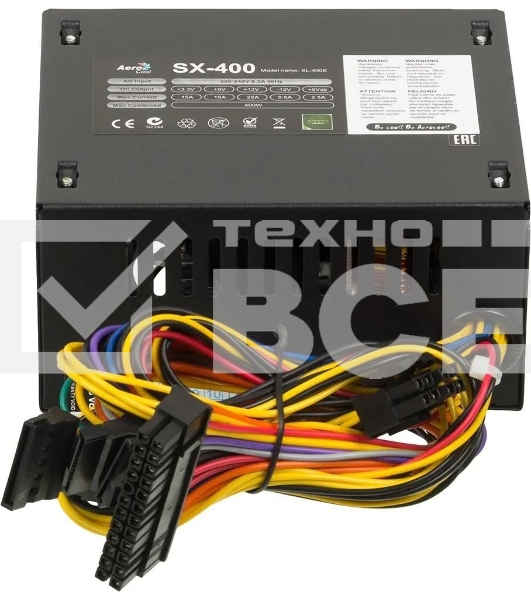 Блок питания Aerocool/Formula SX-400, 400W, 400Вт, 80мм, черный