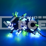 Гирлянда светод. Funray Лучики, SE-BEAM-110M, 10М, 100LED, мульти (4цв.),темно-зел.шн.0,7м,контр., фото7