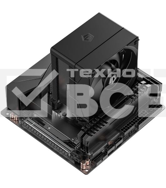 Кулер Cooler ID-Cooling SE-904-XT BLACK LGA1851/1700/1200/115X/AM5/AM4 (TDP 180W, PWM, 4 тепл.трубки прямого контакта, FAN 100мм) RET