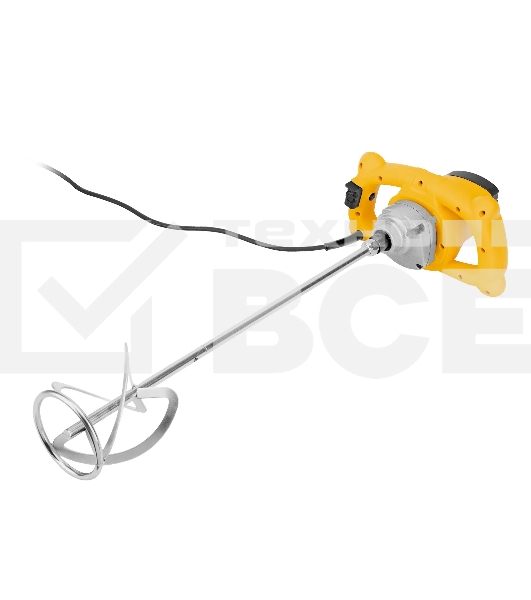 Миксер строительный Denzel EM-1-1200, 1200 Вт, 0-680 об/мин