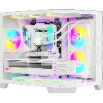 Компьютерный корпус AeroCool / Formula Crystal Z6M Floe белый без БП mATX 4x120мм 2xUSB 3.0 audio bott PSU, фото8