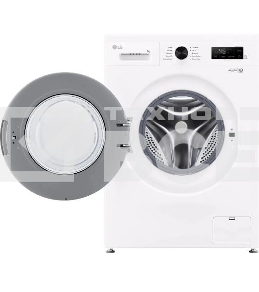 Стиральная машина LG F2Y1VS6W белый, загрузка фронтальная 9 кг, 1200 об/мин., класс: А