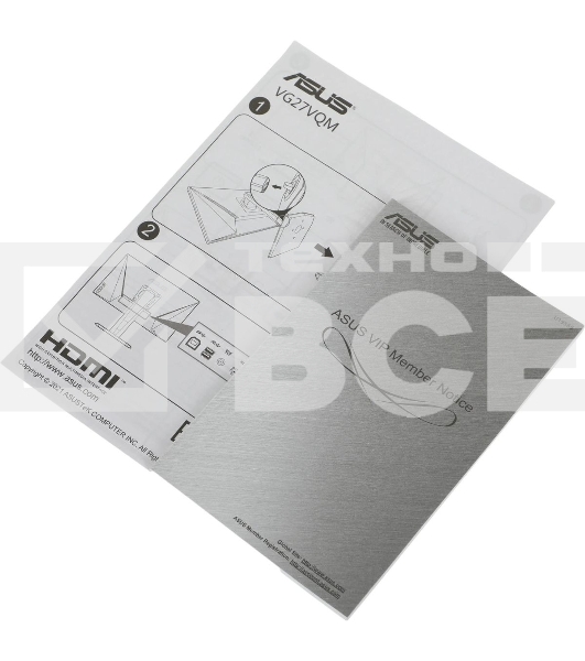 Монитор 27' ASUS TUF Gaming VG27VQM VA 1920x1080, 240 Гц, 1 мс, 16:9, 350 кд/м2, 2xHDMI, 1xDP, 1x3.5 мм, USB Type-B, черный