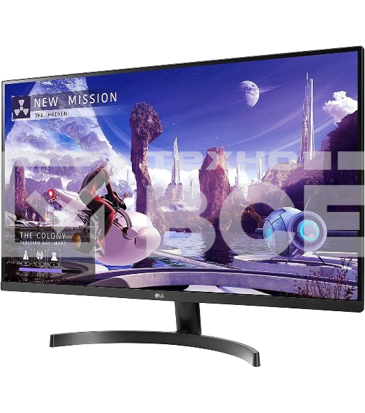 Монитор 27' LG 27QN600-B IPS 2560x1440, 75 Гц, 5 мс, 16:9, 350 кд/м2, 2xHDMI, 1хDP, черный