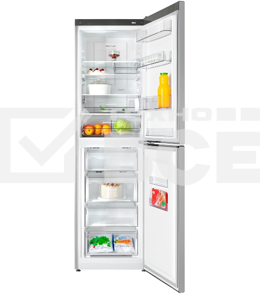 Холодильник Atlant ХМ-4625-189-ND серебристый двухкамерный 211/125л морозилка снизу, No Frost