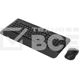 Комплект клавиатура+мышь Logitech Signature MK650 беспроводной, USB + Bluetooth, 4000 DPI, серый/чёрный