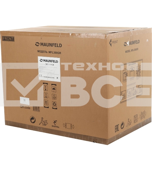 Морозильный ларь Maunfeld MFL300GR, серый, 292л