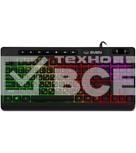 Клавиатура SVEN KB-G8200 проводная, USB Type-A, чёрный