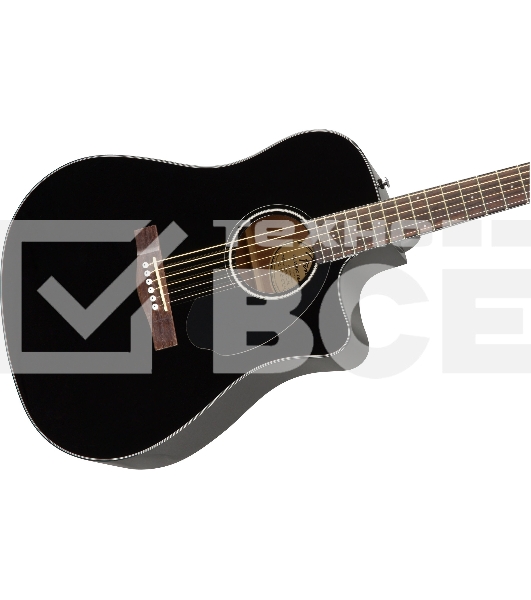 Электроакустическая гитара FENDER CD-60SCE Dread Black WN