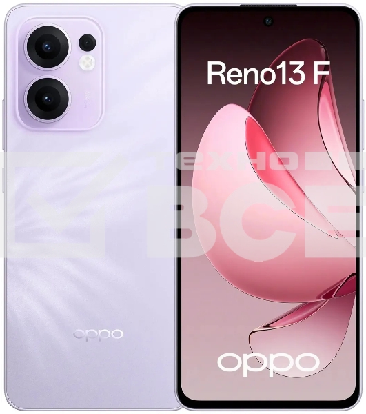Смартфон Oppo Reno 13F 8/512Gb, фиолетовый
