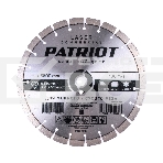 Диск PATRIOT LASER COMMERCIAL алмазный сегментный 350х25,4/20 Камень/Асфальт, фото 1
