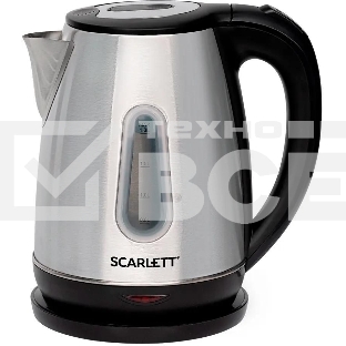 Чайник электрический SCARLETT SC-EK21S36, 1.8л, 2200Вт, черный