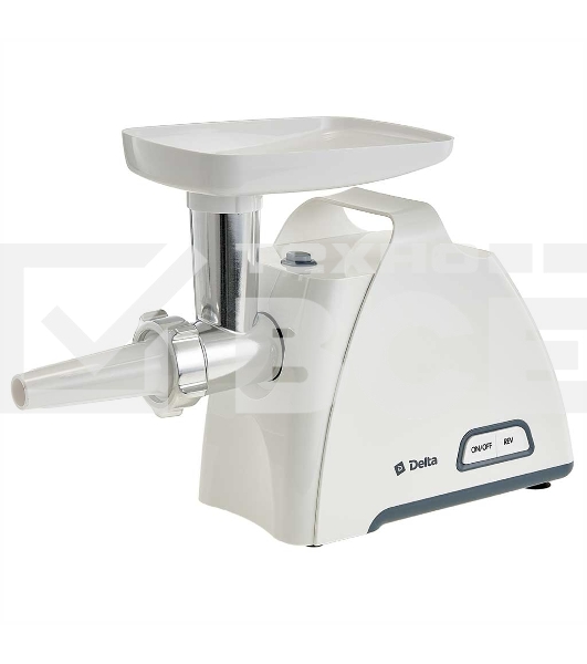 Мясорубка электрическая DELTA DL-6104M белый с серым