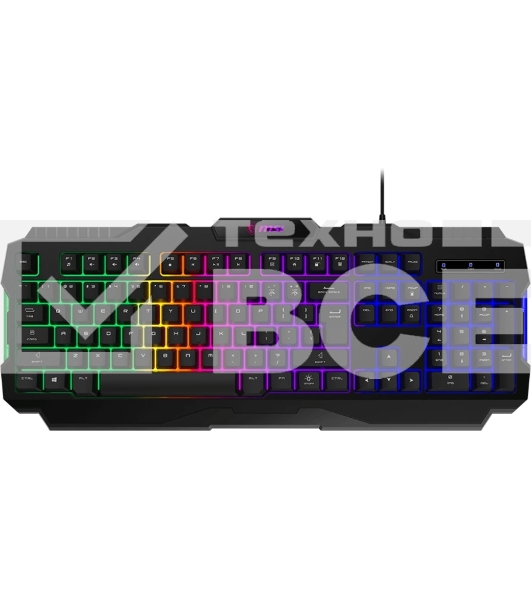 Клавиатура проводная MSI FORGE GK100, Wired, RGb lighting, Anti-ghosting Capability, Black