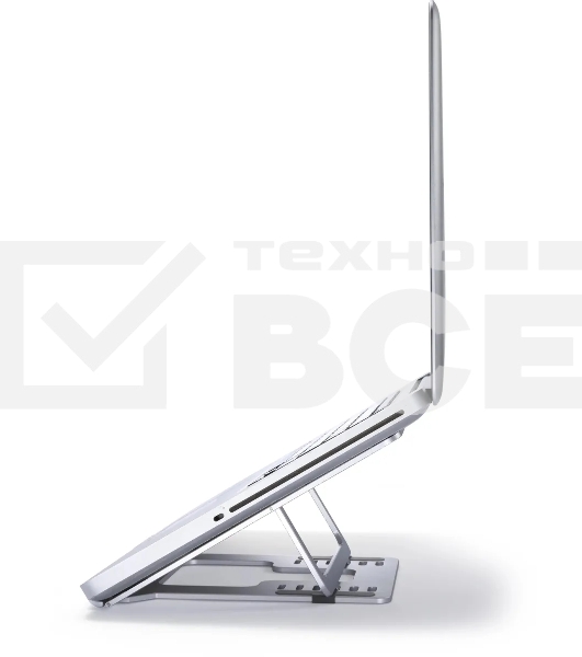 Подставка для ноутбука Buro BU-LS120 238x17x215мм 450г алюминий серебристый