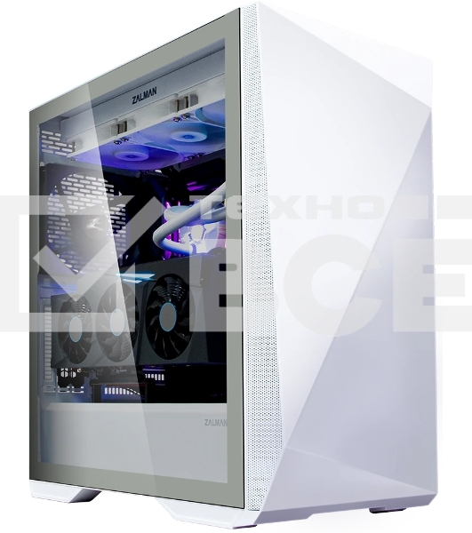 Компьютерный корпус Zalman Z9 Iceberg белый без БП ATX 3x120мм 2x140мм 4xUSB 2.0 audio bott PSU