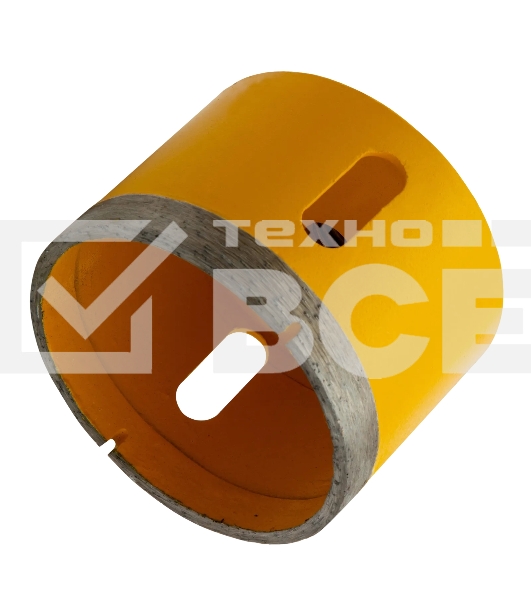 Сверло алмазное по керамограниту Denzel 75мм мокрое резание, М14 72695