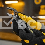 Клещи переставные Denzel кнопочный механизм, обливные рукоятки, 180 мм, фото10