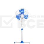 Вентилятор напольный Maxvi FS1645 white-blue, фото4