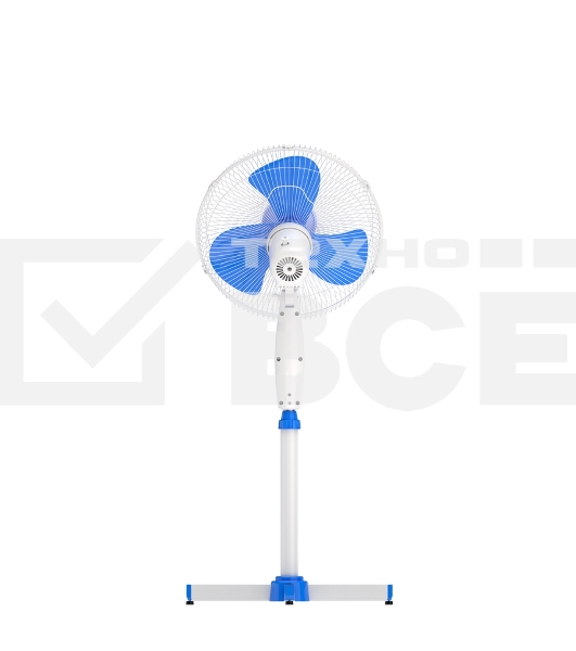 Вентилятор напольный Maxvi FS1645 white-blue