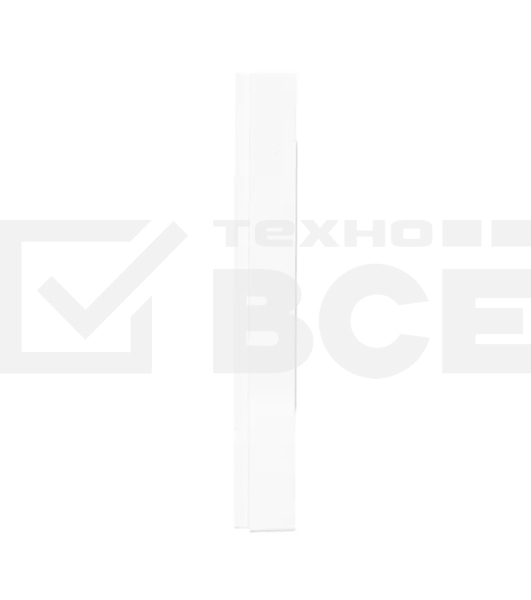 Рамка Эпика 4-местная, белая, пластик