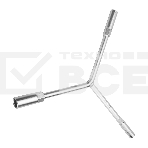 Торцевой ключ Y-образный Deli DL81012 8/10/12мм Материал Cr-V, фото2