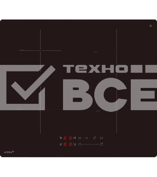 Индукционная варочная поверхность Vitek VHI6410 черный