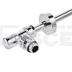 Набор термостатический для радиатора угловой Royal Thermo Design Pro 15 мм М30х1,5 (Хром), фото10