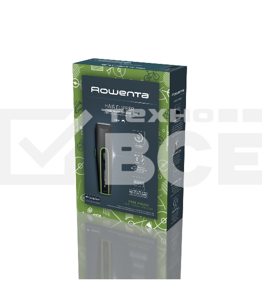 Машинка для стрижки Rowenta TN1409F0 черный/зеленый