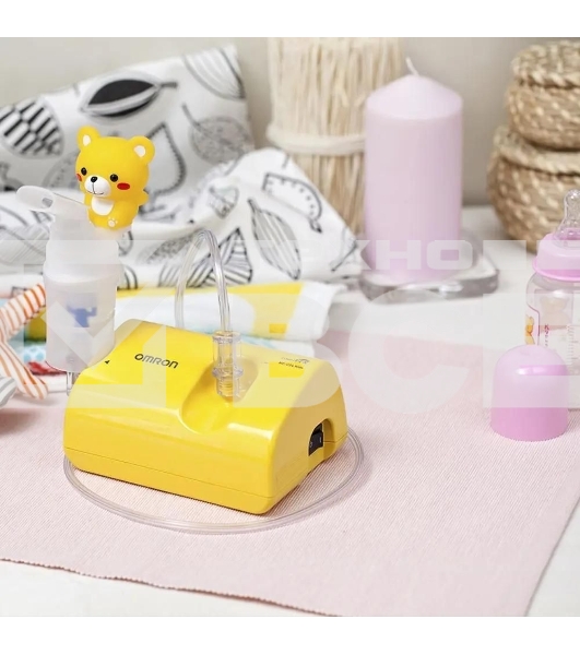Ингалятор OMRON NE-C24 Kids компрессорный, детский, желтый