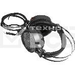 Гарнитура проводная с микрофоном A4Tech G530 черный/серый 1.8м мониторы оголовье, фото12