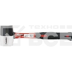 Киянка Matrix 11170 резиновая, 225 г, чернобелая резина, фибергласовая рукоятка, фото 1