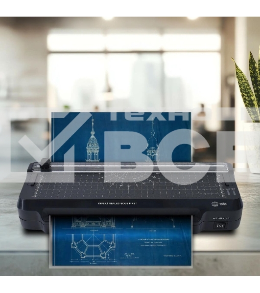 Ламинатор Cactus CS-LAB-F1 черный A4 (70-125мкм) 25 см/мин (2 вал.) хол. лам. лам. фото